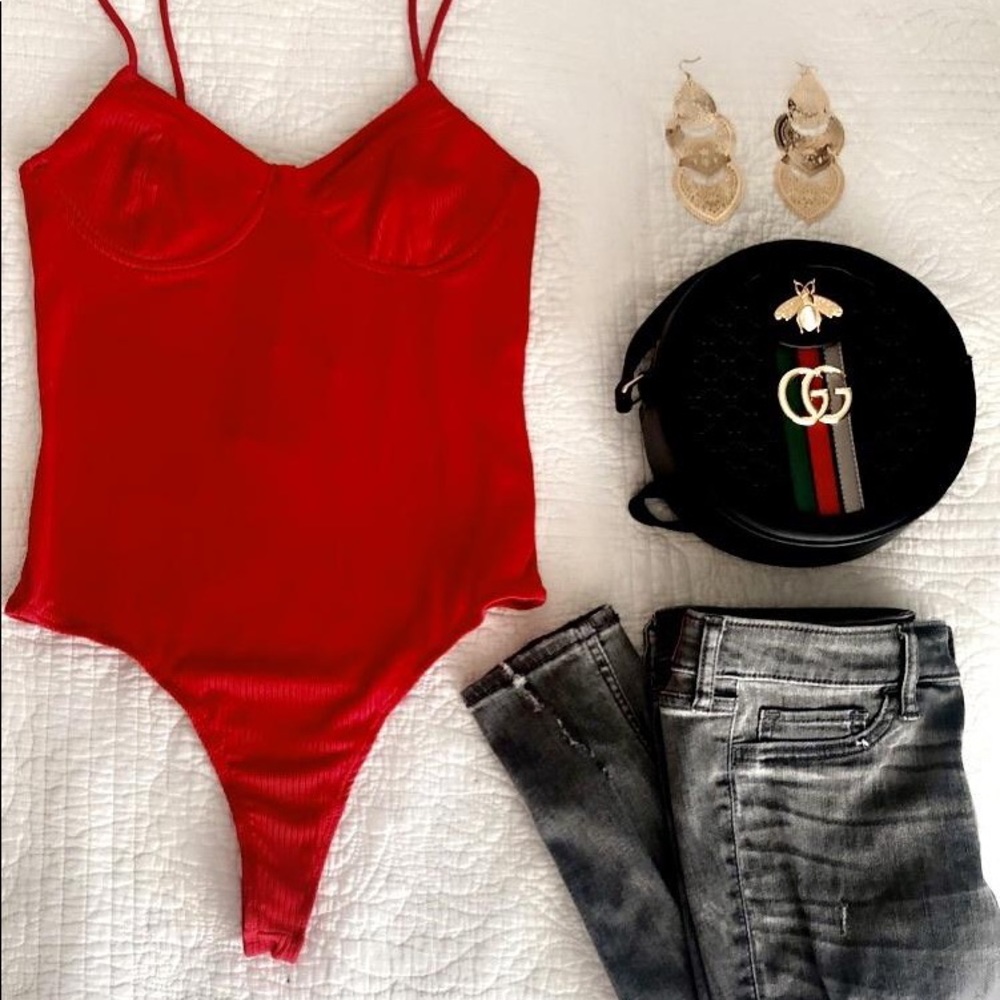 New Red Bodysuit